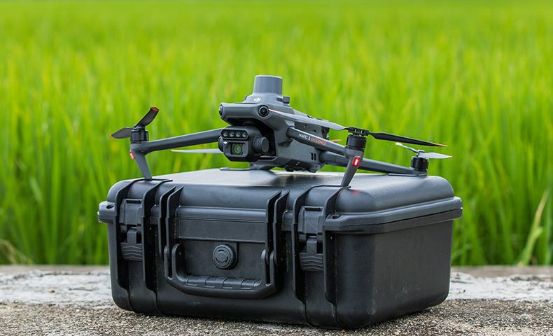 kegunaan drone multispectral